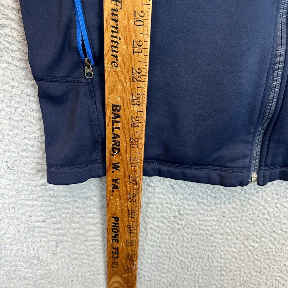 The North Face Jacket Mens Large Track Jacket Full Zip Navy Blue Performance